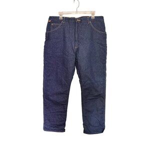 Men’s‎ Vintage Wrangler Rugged Wear Fleece-Lined Jeans 33213MW 38/30 NWT USA